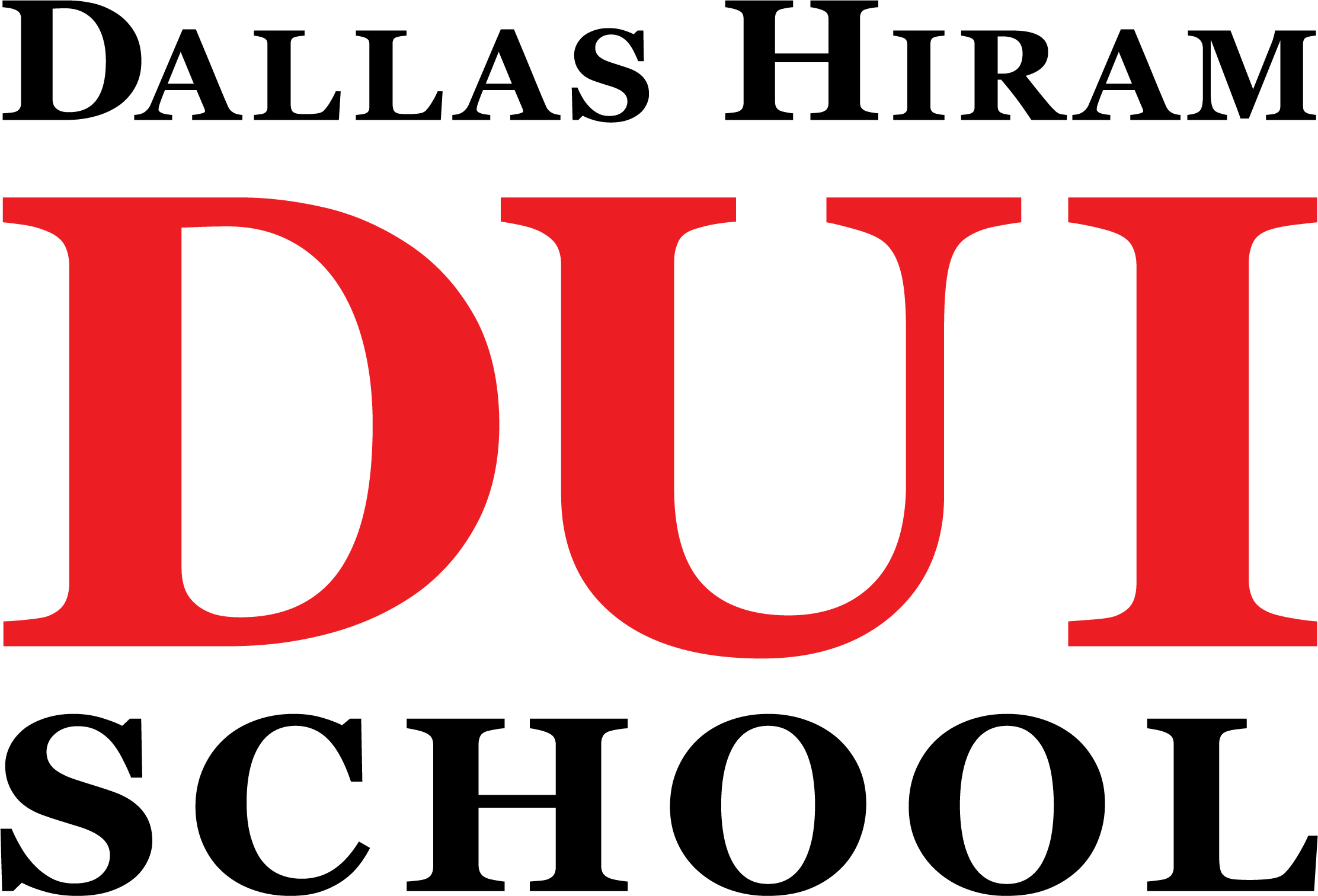 Dallas Hiram DUI School Logo